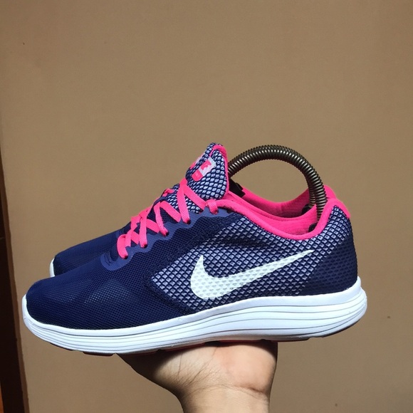 Nike Revolution 3 Womens Athletic Sneakers “Purple/Pink/White” - Picture 3 of 13
